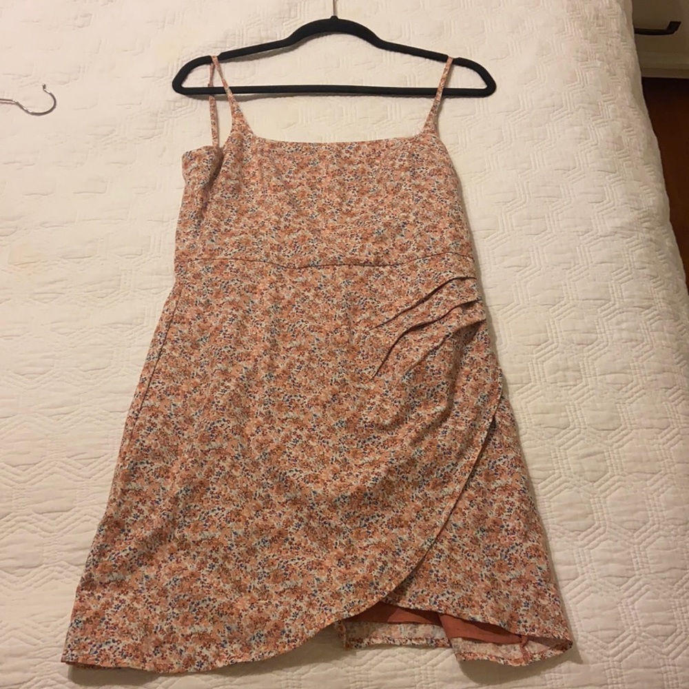 Abercrombie and Fitch scoop neck mini dress floral